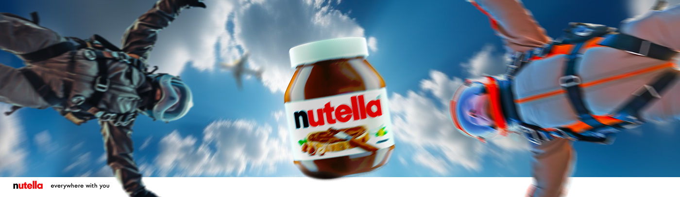 Adversiting ai art direction  artificial intelligence campaign chocolate nutella Photo Manipulation  Social media post