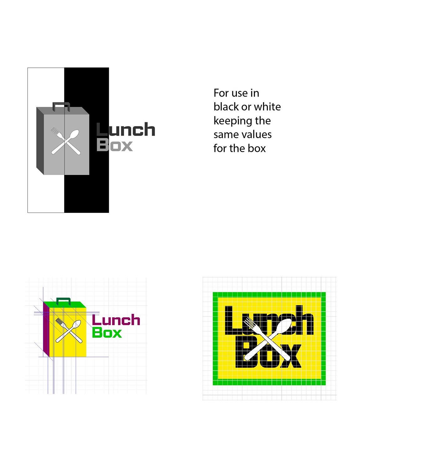 subscription lunch brand identity Logo Design adobe illustrator design branding  visual identity marketing   Advertising 