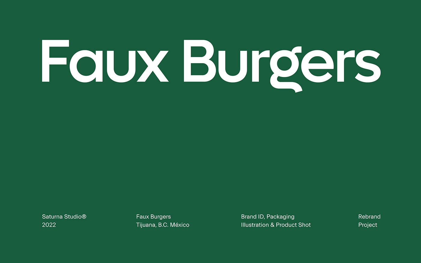 burger Fast food Guadalajara Logotype mexico Packaging rebranding vegan