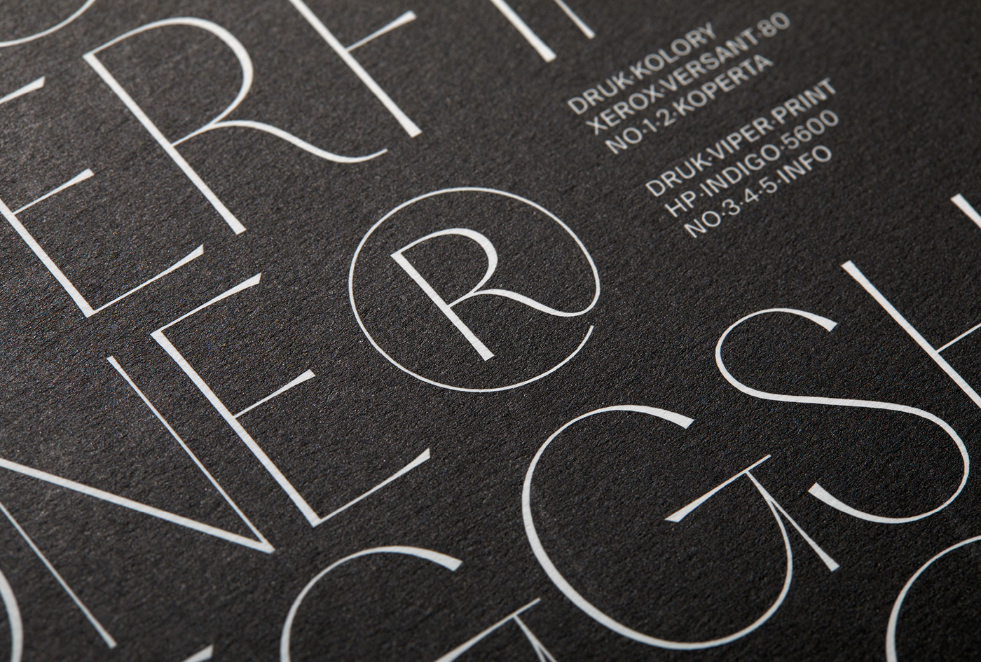 Antalis black and white envelope mohawk paper paper samlper typography  