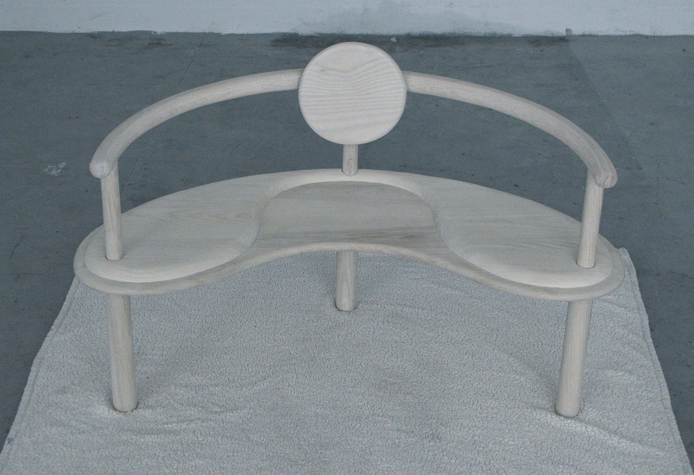 furniture design sculpture wood woodworking bench bent lamination danish ash