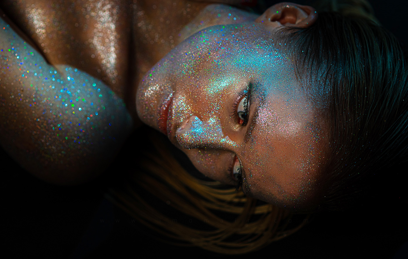 Adobe Portfolio alien cinemagraph colors Glitter inspired movie Nikon shoot studio undertheskin video