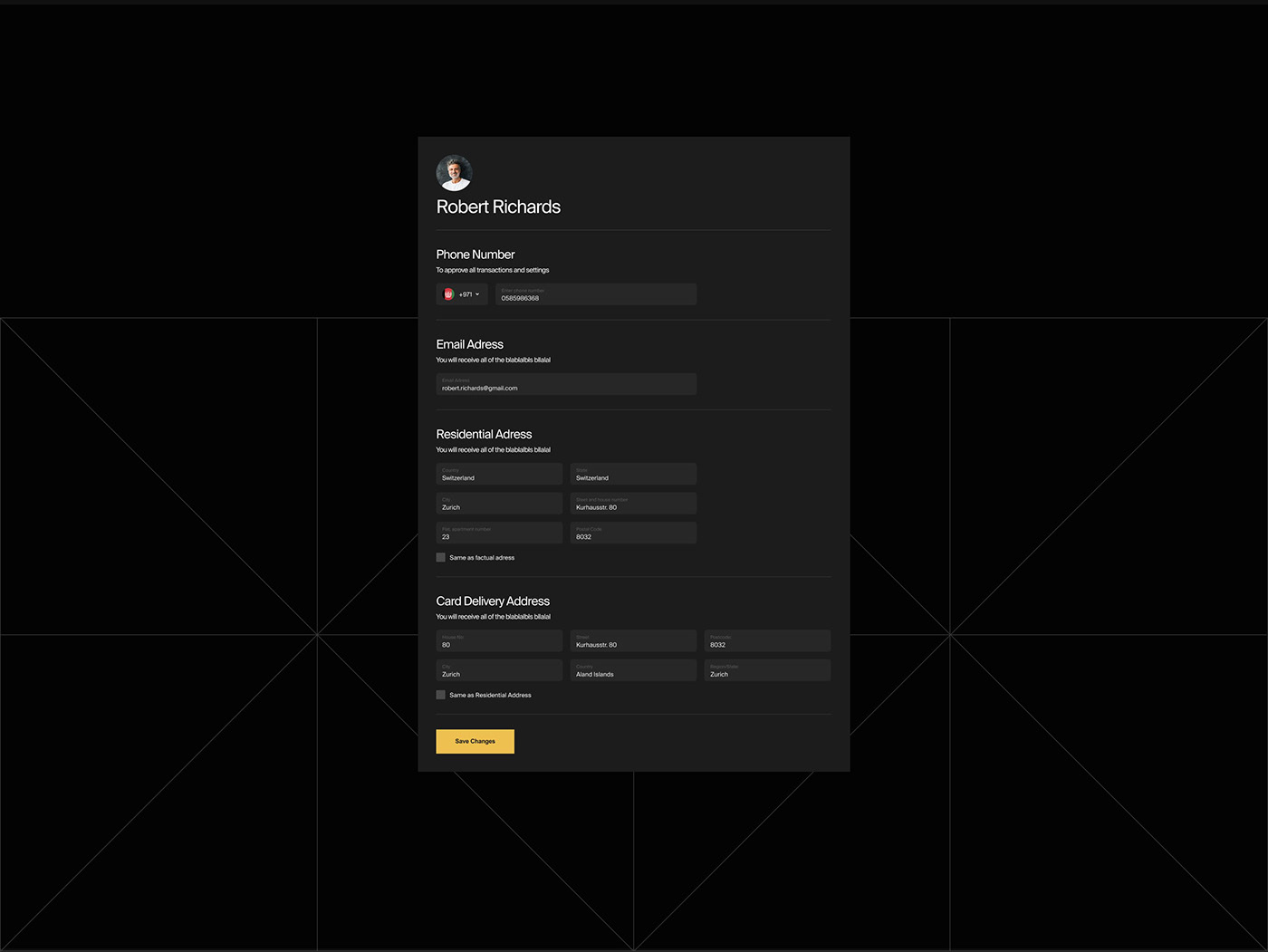 банк finance dashboard user interface UI/UX Web Design  product design  Interaction design  banking golden suisse