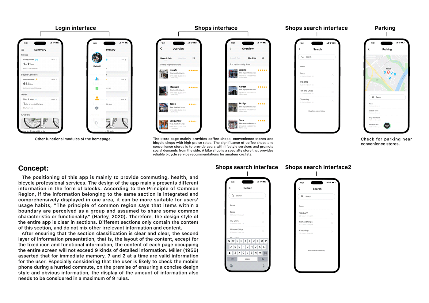 Mobile app UI ux