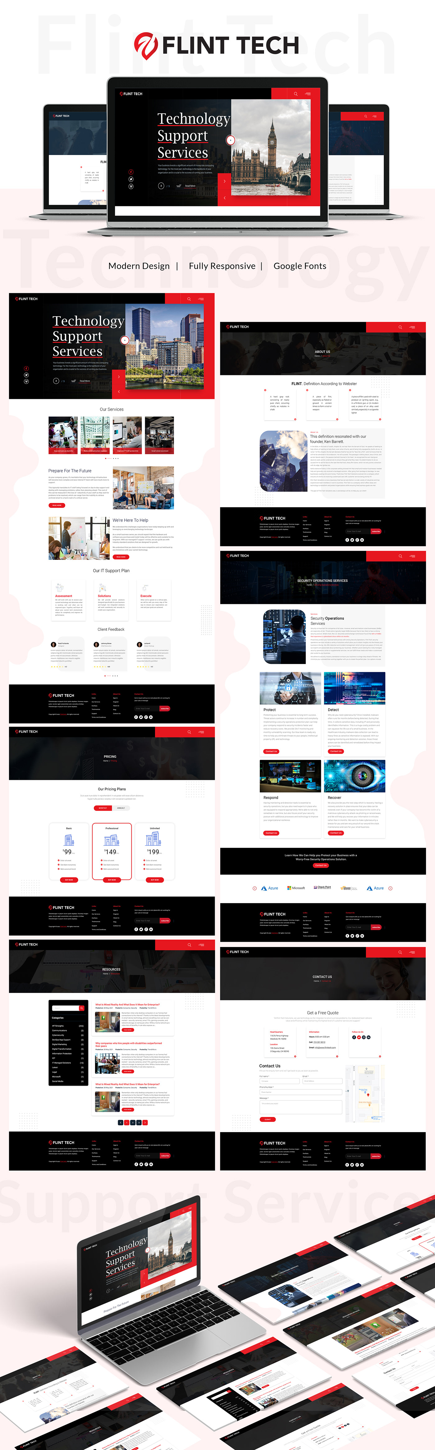 website layout