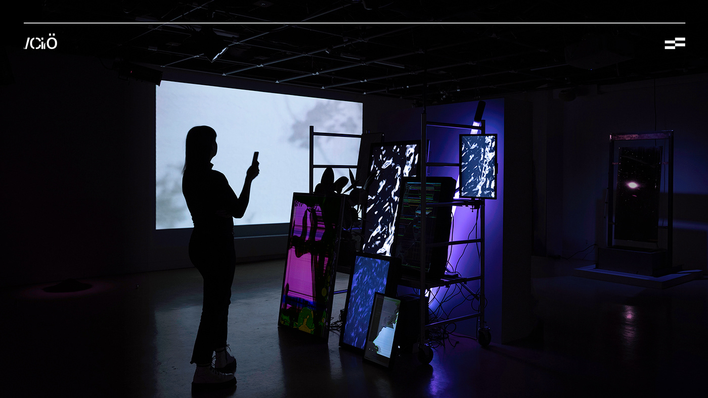 interactive installation artificial intelligence Technology concept art ai Digital Art  new media art contemporary pixel