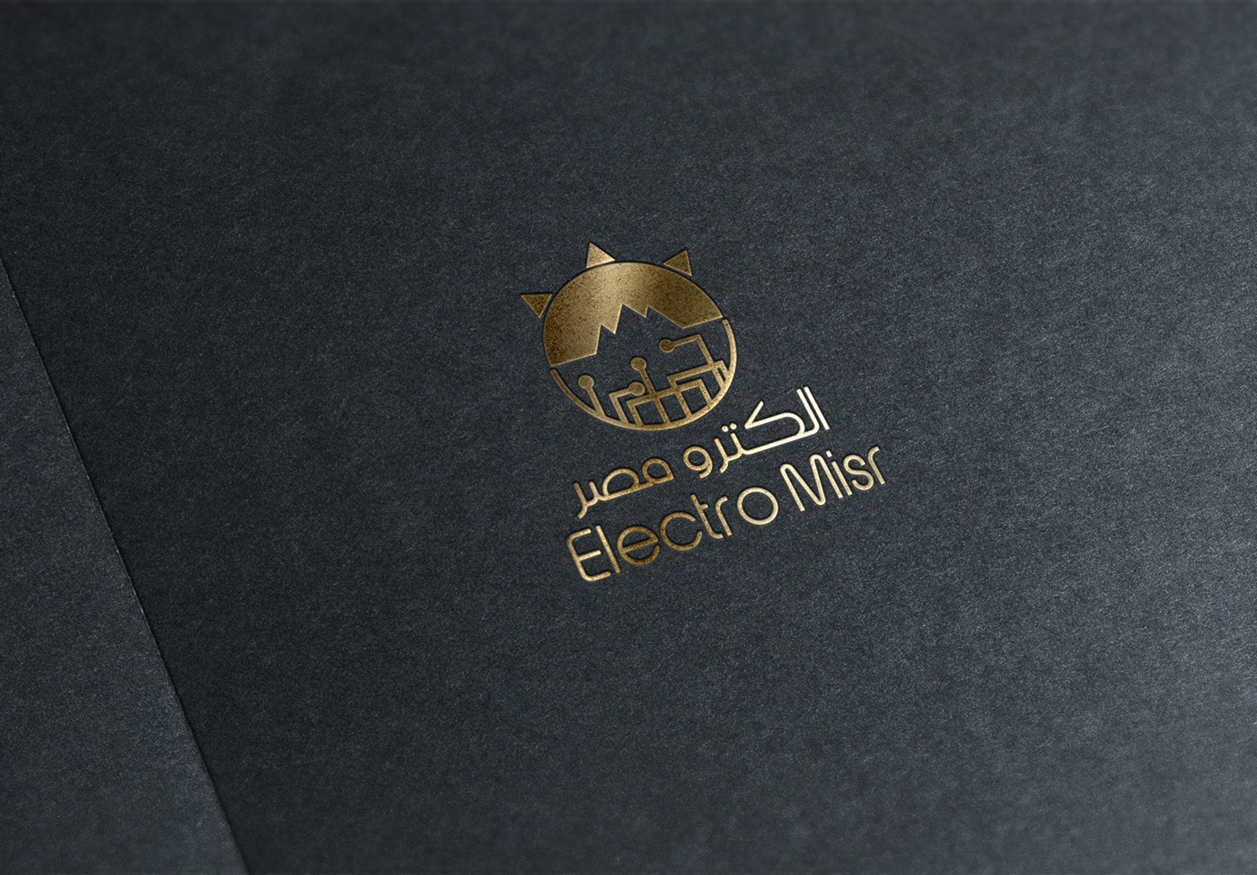 logo identity Mockup electro egypt electrical Industries identity