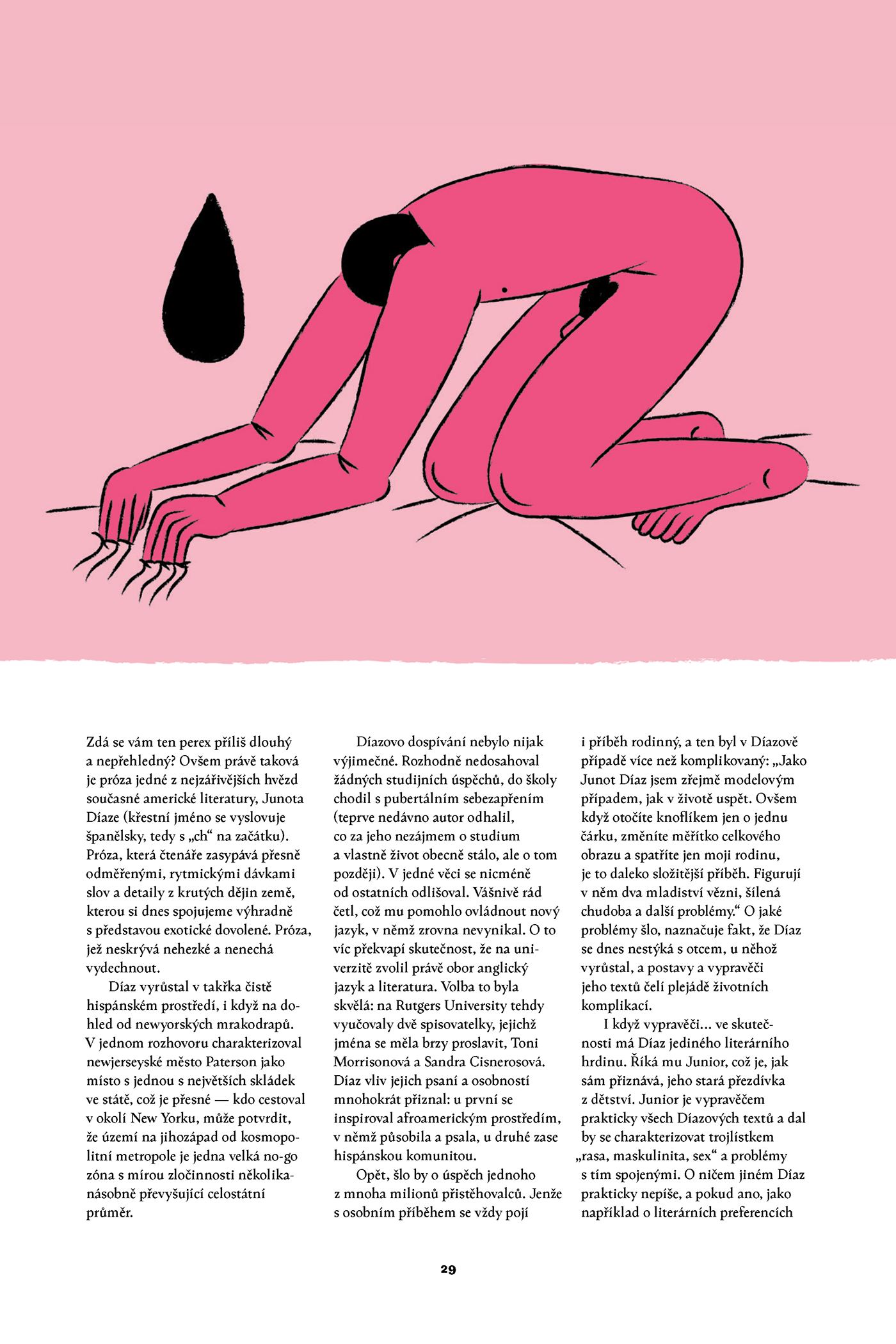 ILLUSTRATION  Illustrator magazine ilustrace časopis barboraidesova junotdiaz editorial writerillustration