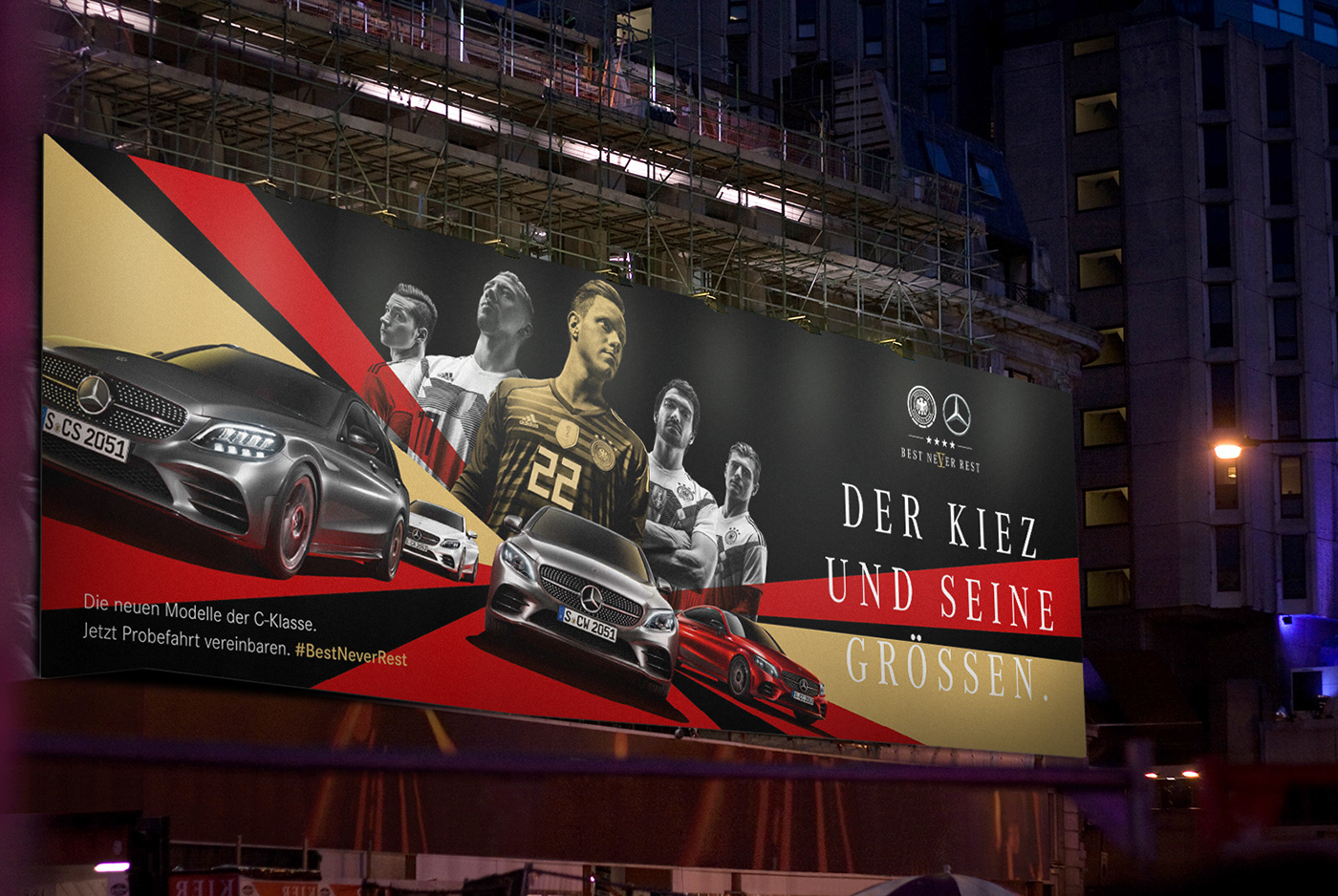 mercedes-benz football Wolrdchampionship printdesign carcommercial commercial Advertising Campaign progressive antoni berlin CGI