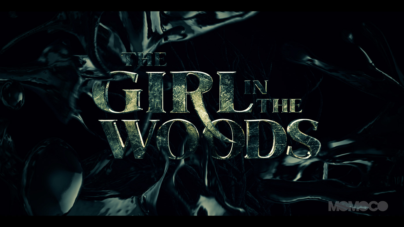 3d animation momoco the girl in the woods title design title sequence
