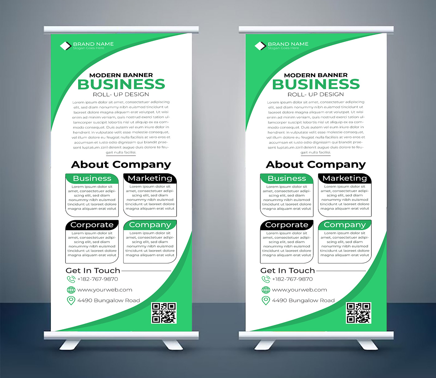 ad, advert, advertisement, banners, blue, bundle, business, clean, company, corporate, creative,
