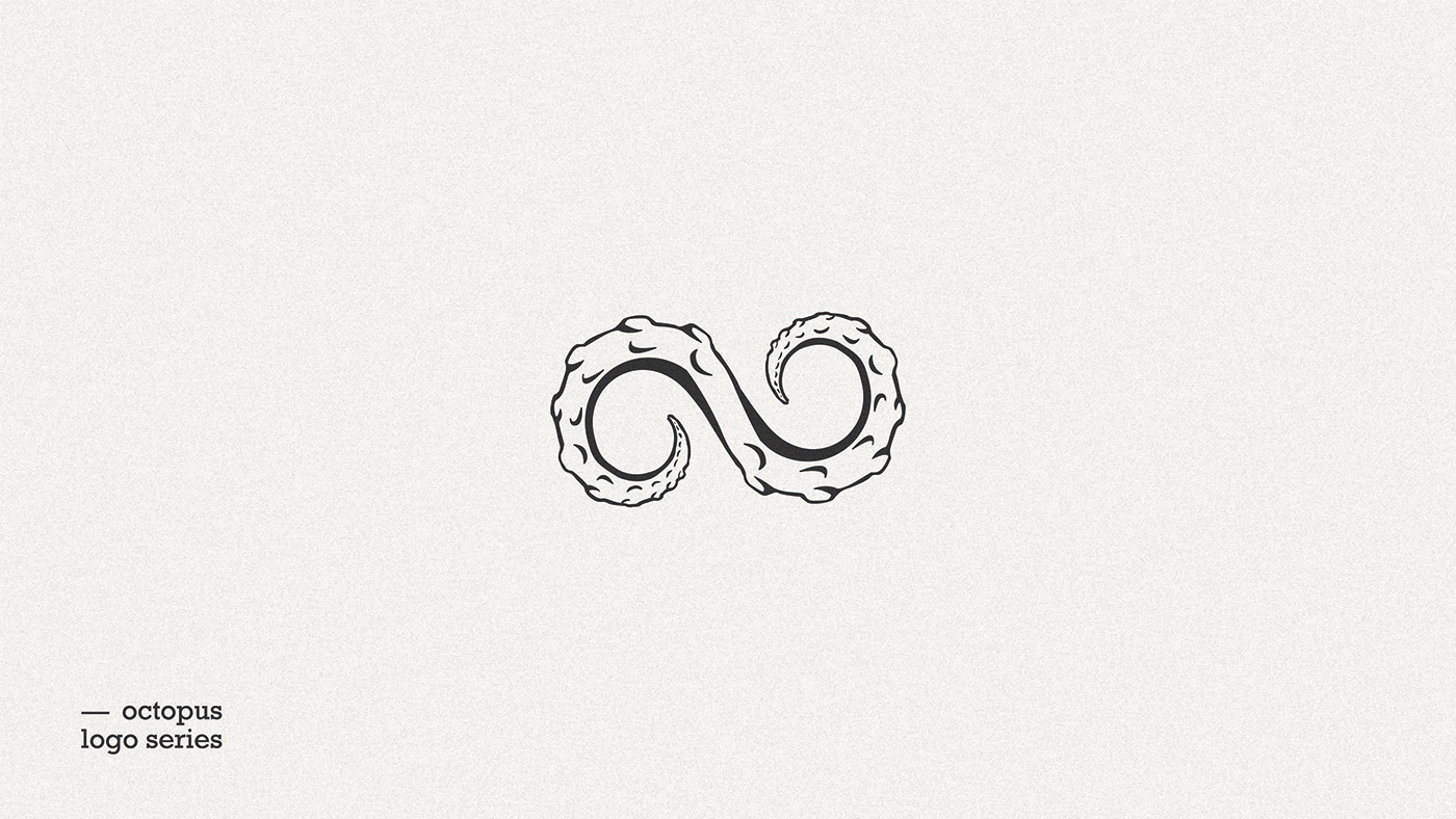 animal logo octopus Stylization symbol