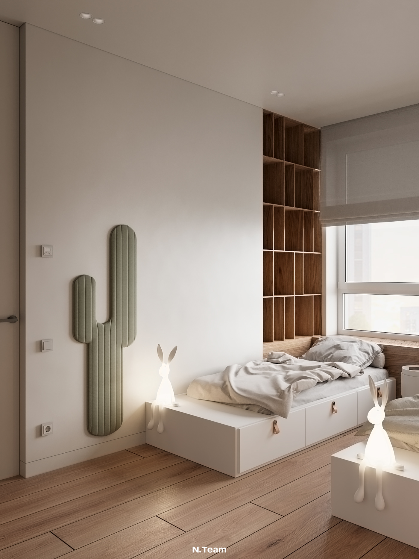 apartment architecture Citypark design Interior kidsroom Moscow natural NTeam Tint