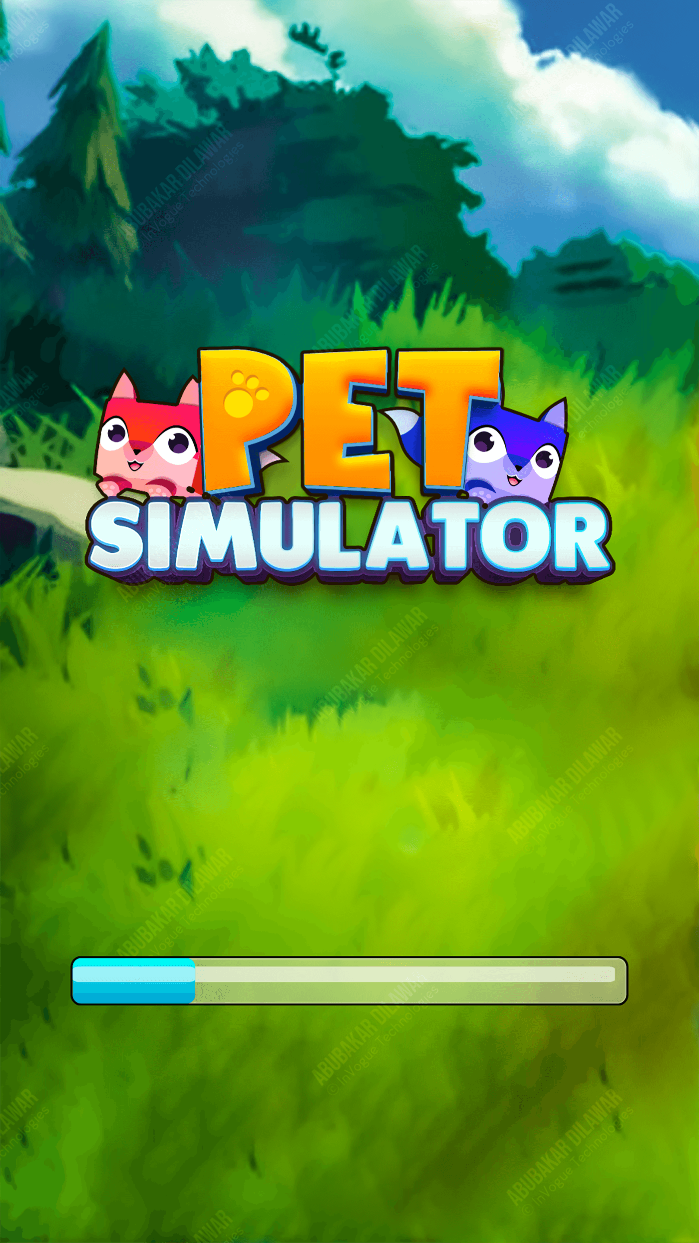 pet game user interface ui design UI/UX casual game ui GUI animal game ui hypercasualgame pet simulator simulation game