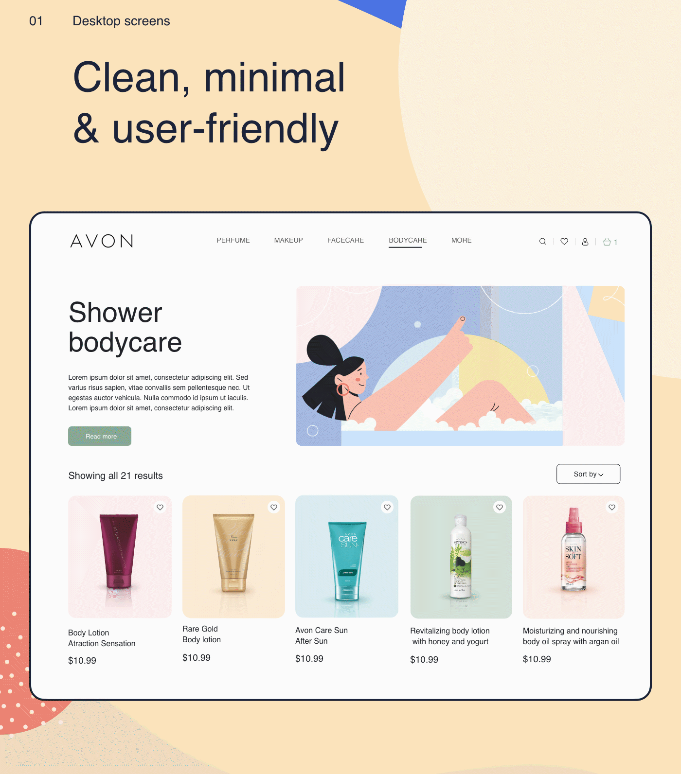 e-commerce clean popular Ecommerce app ILLUSTRATION  Webdesign