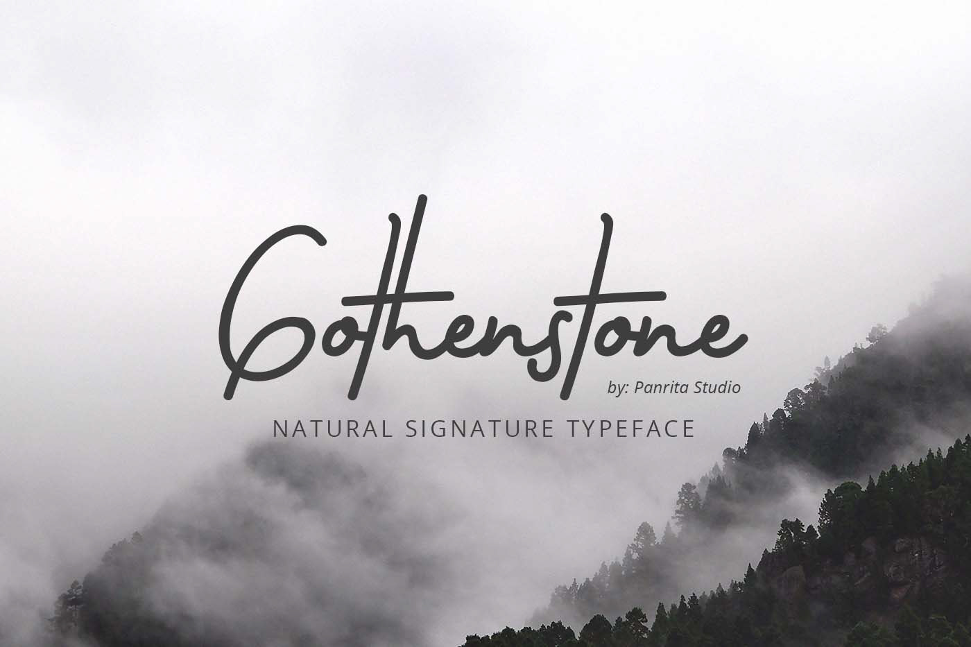 font signature handmade Beautiful natural personal touch logo Birthday Invitation