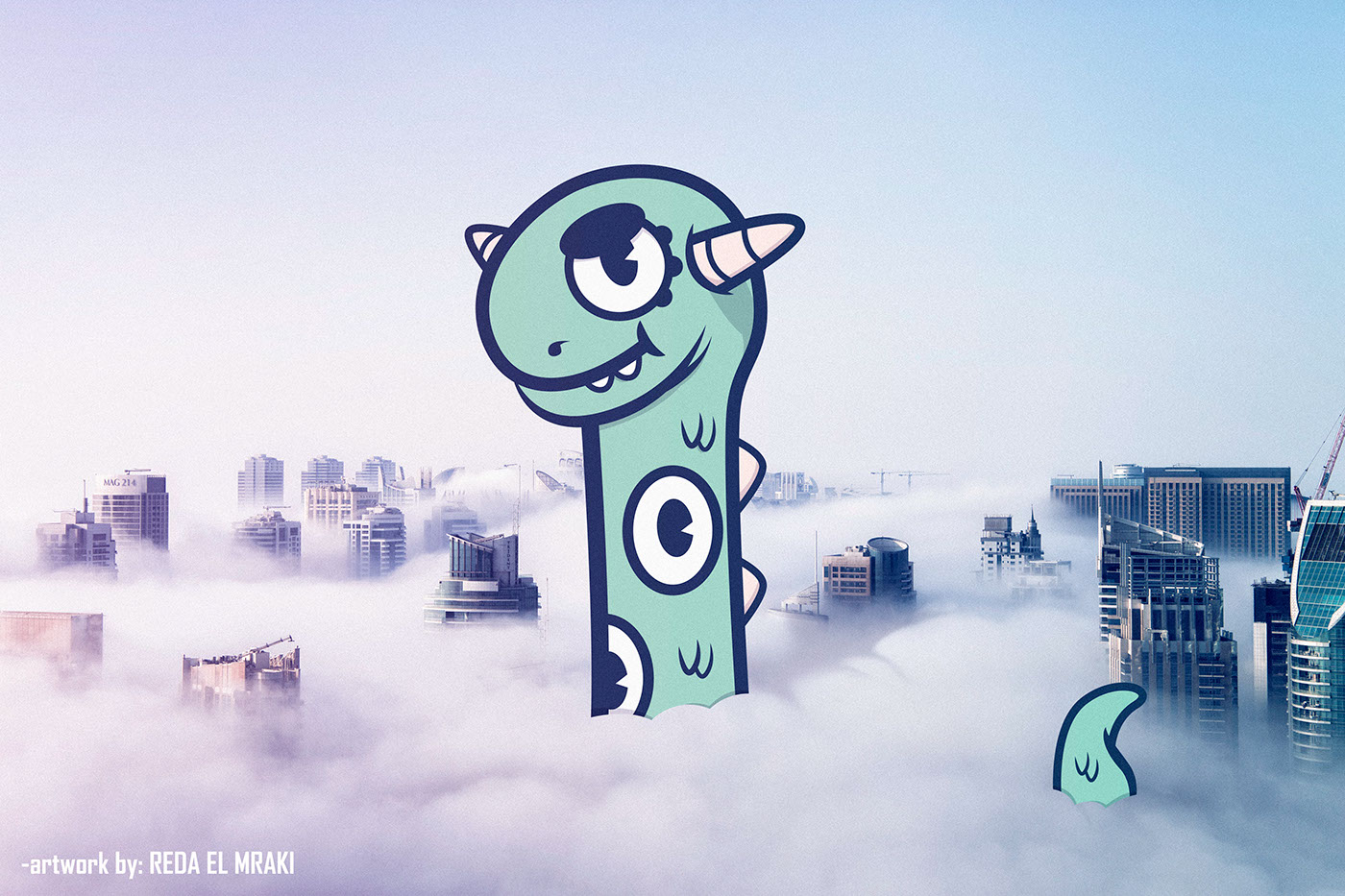 doodle cartoon design cute monsters branding  ILLUSTRATION  wacom adobe artwork