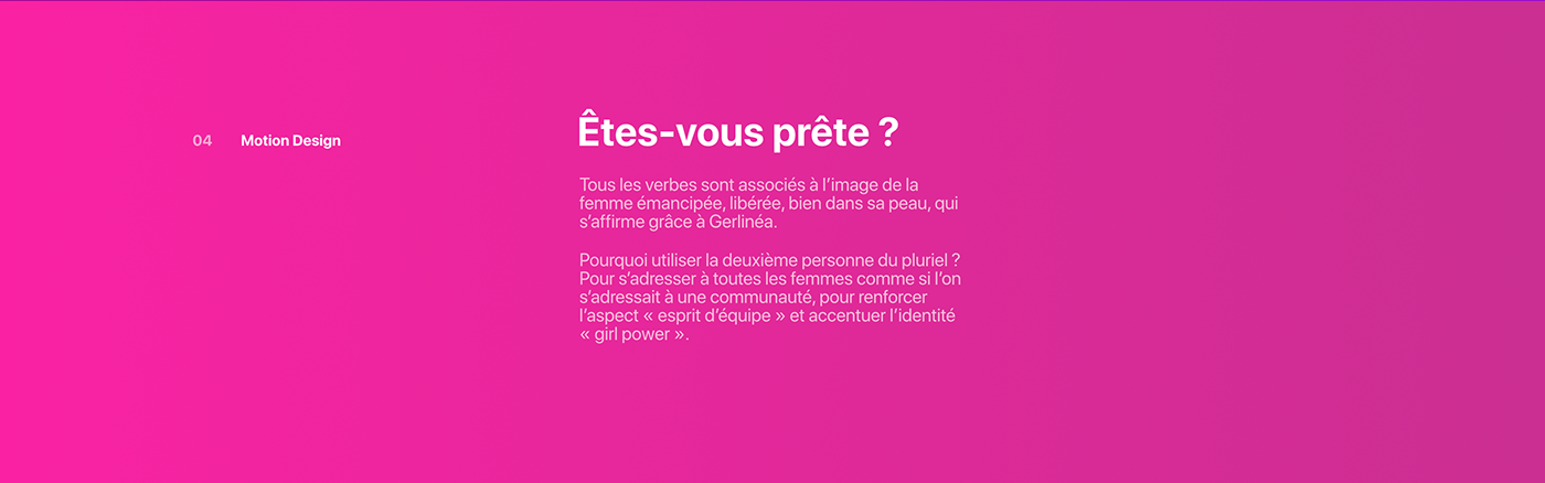 Gerlinéa marque campaign Advertising  app iphone Global Gerblé