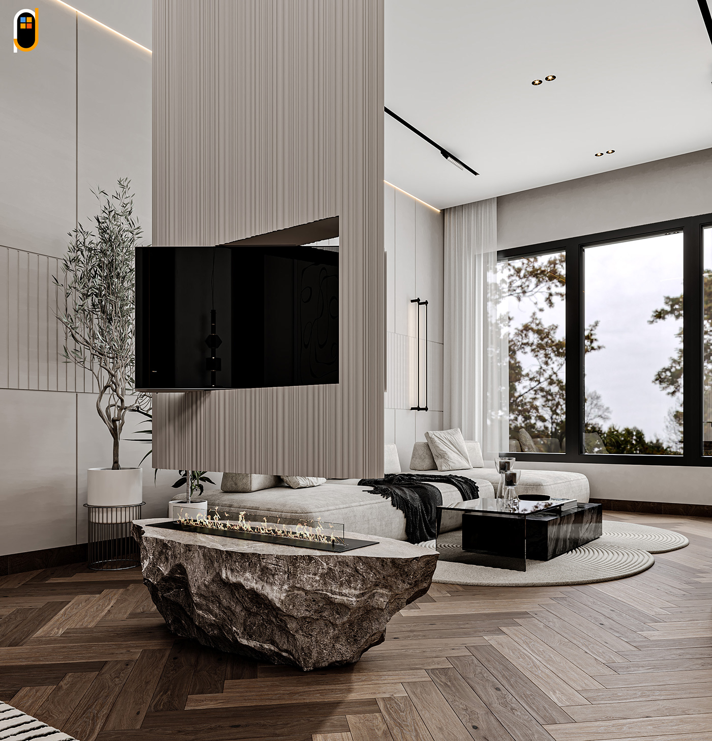 design interior design  visualization modern corona architecture 3D 3ds max Render bedroom