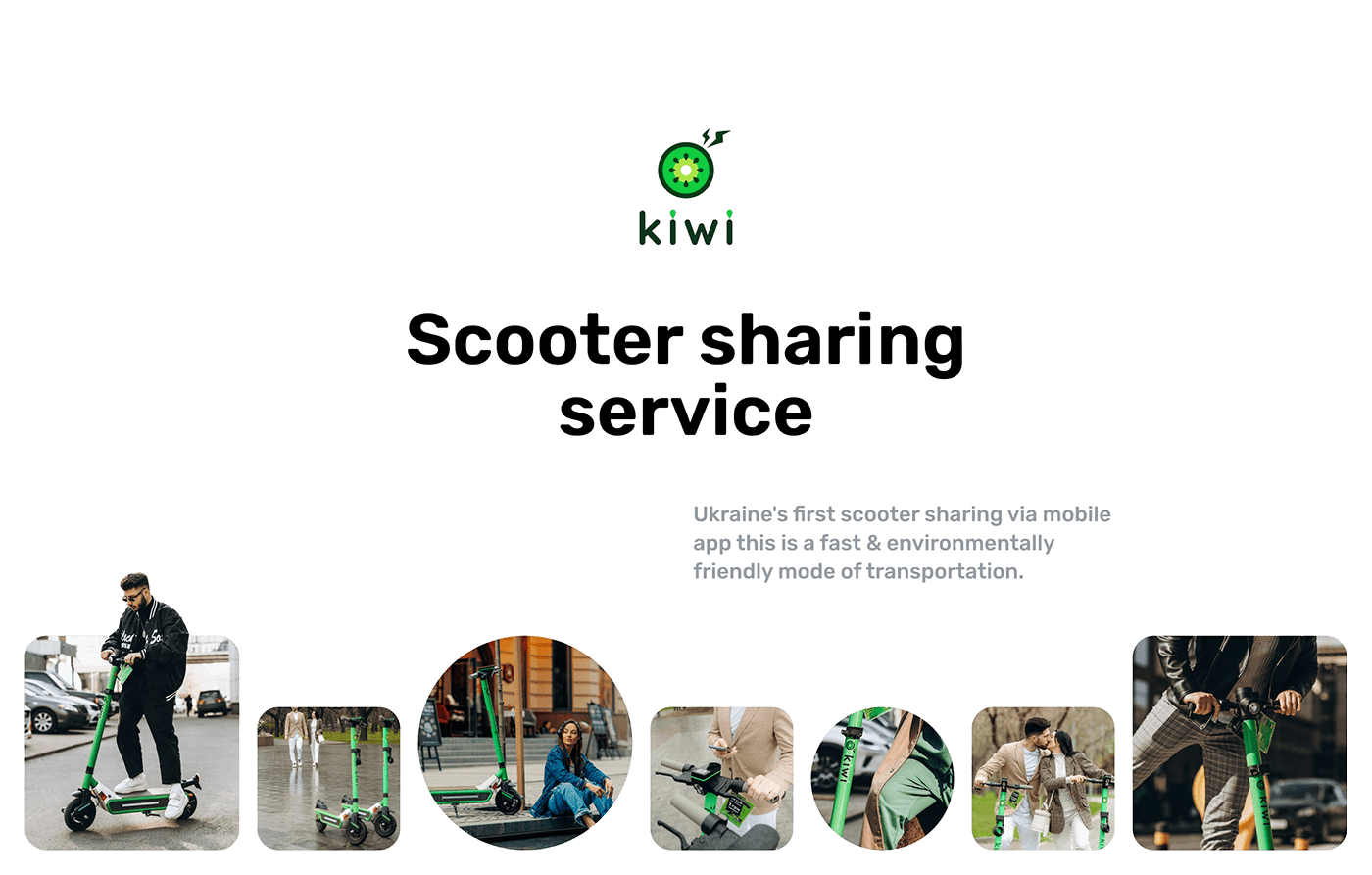 brand identity Logo Design Scooter identity brand app design