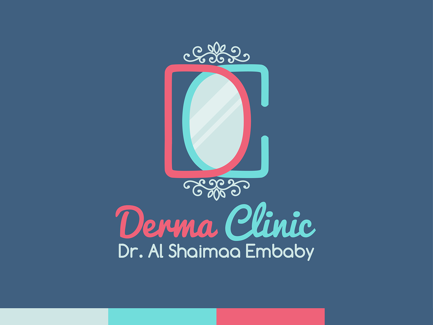 logo derma clinic branding  ceartive beauty skin laser hair Removal
