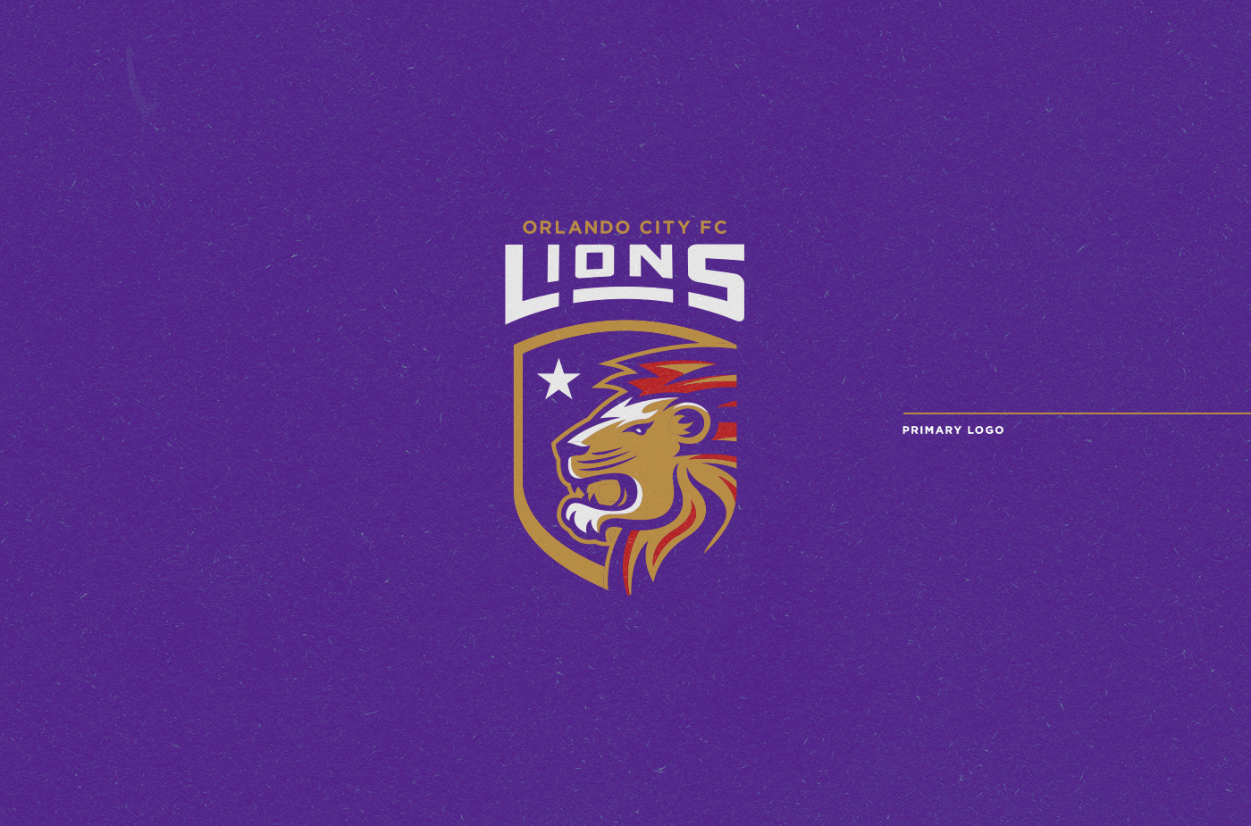 orlando football soccer mls Lions purple florida sports logo brand identity jersey uniform