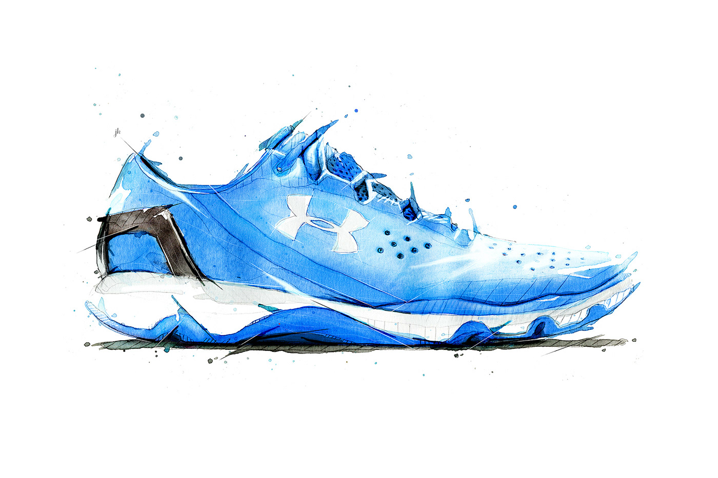 Jeremy Kyle Art Jordans shoes Fashion Illustrations Sneaker Design shoe design Nike watercolour shoe illustrations sneakers