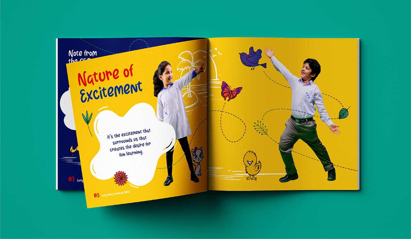 catalog design brochure design magazine editorial design  school children book cover typography   visual identity kids children's book