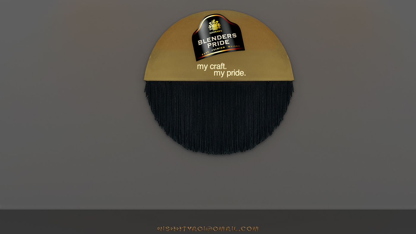 Blenders Pride Whisky alcohol brand identity visual Advertising  visual identity Socialmedia