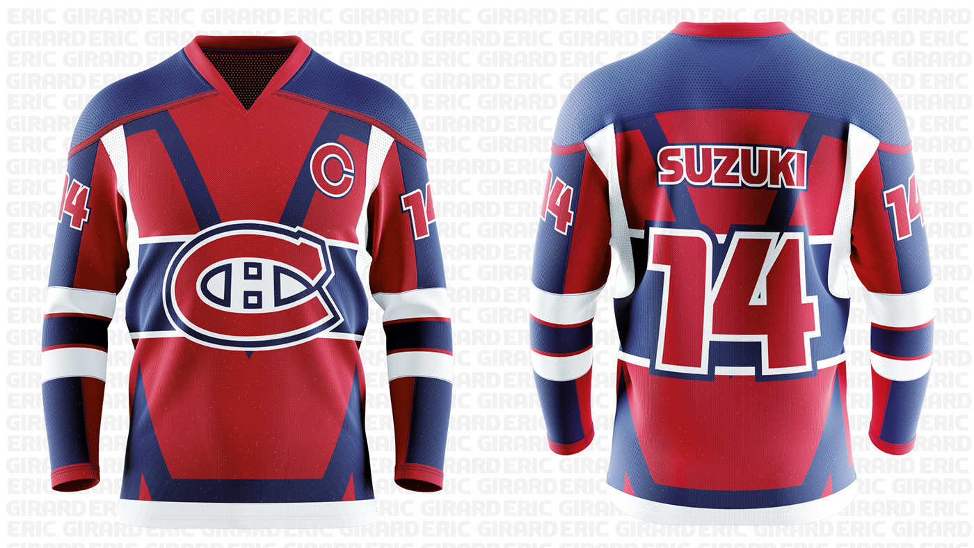 Sports Uniform jersey hockey Sports Design Canadiens de Montréal