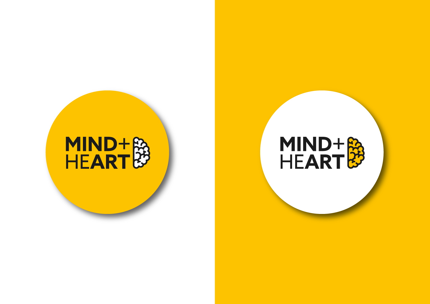 charity Ceative design Mind + Heart heart and mind