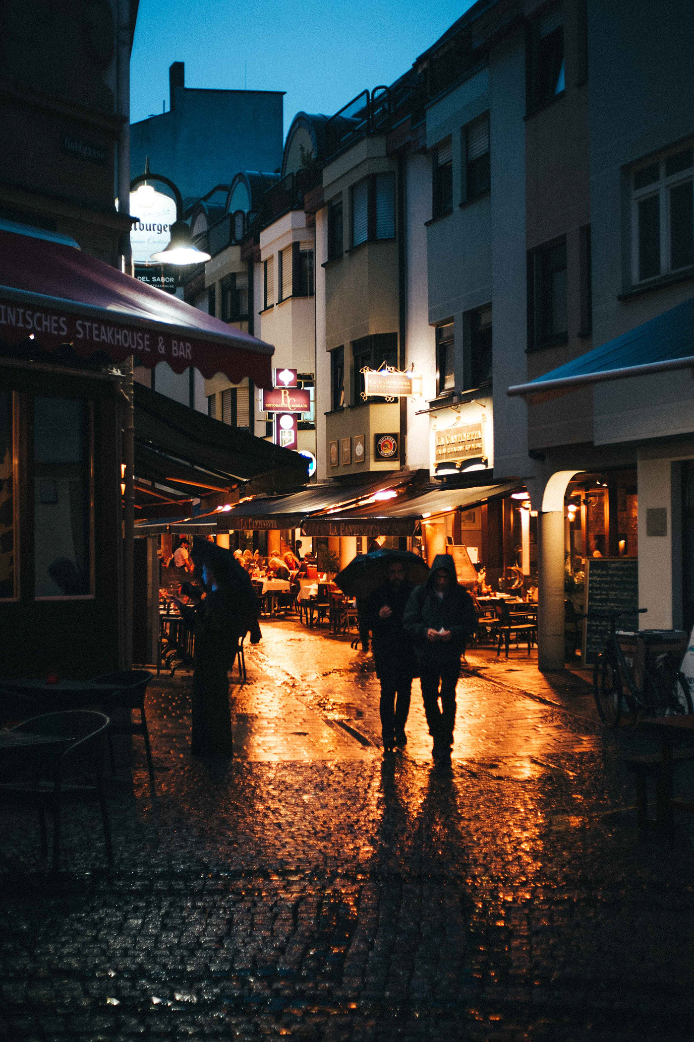 35mm rainy Wiesbaden Street Moody germany street photography Urban Photography  fujifilm