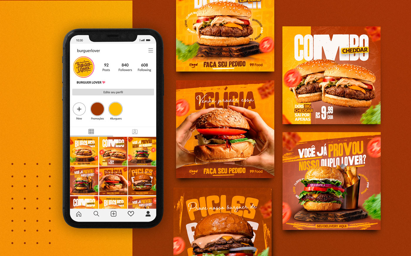 burger design gráfico Fast food Food  hamburguer hamburgueria restaurant social media Social media post Socialmedia