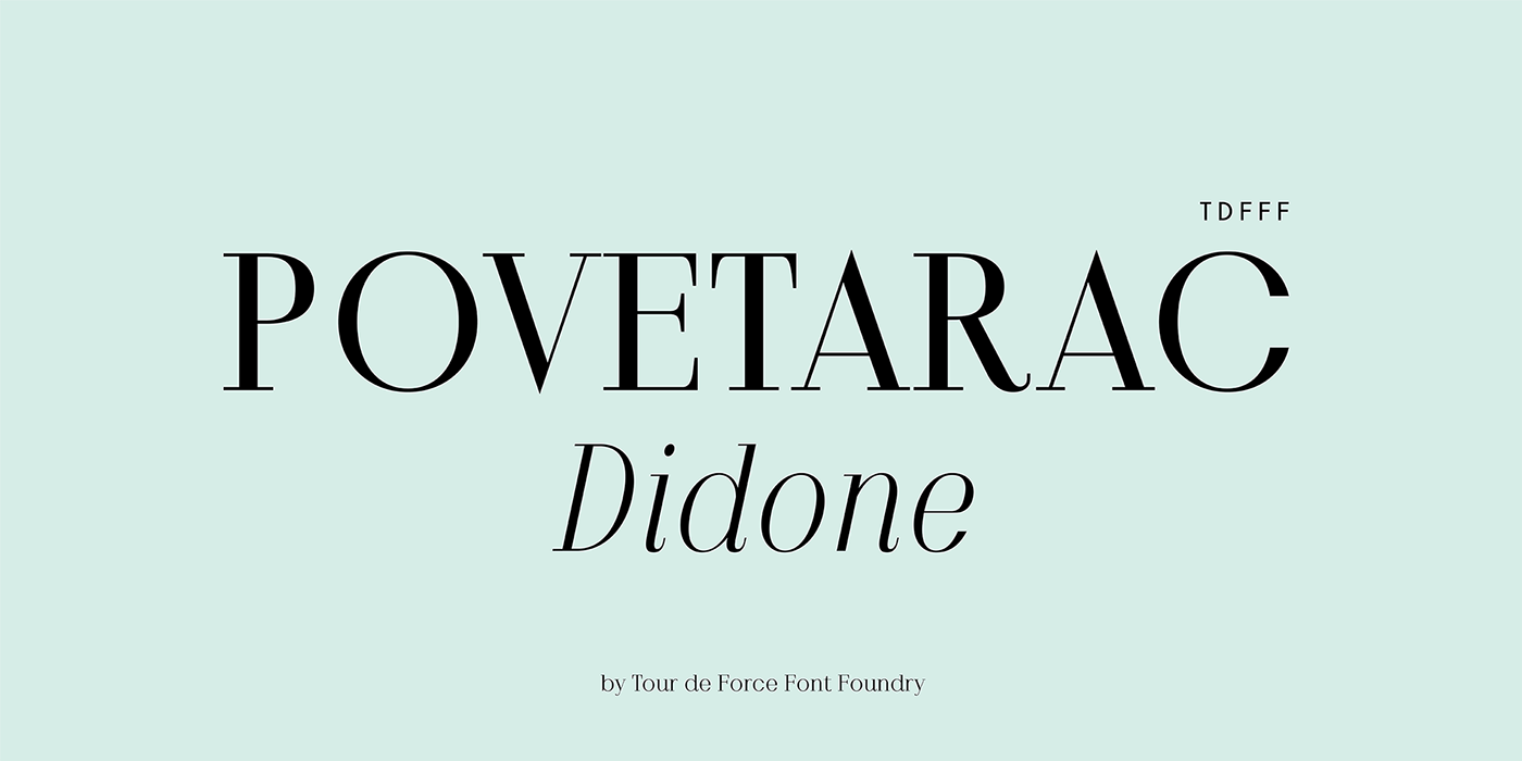 Didone editorial family font magazine serif Superfamily true italics Typeface typography  