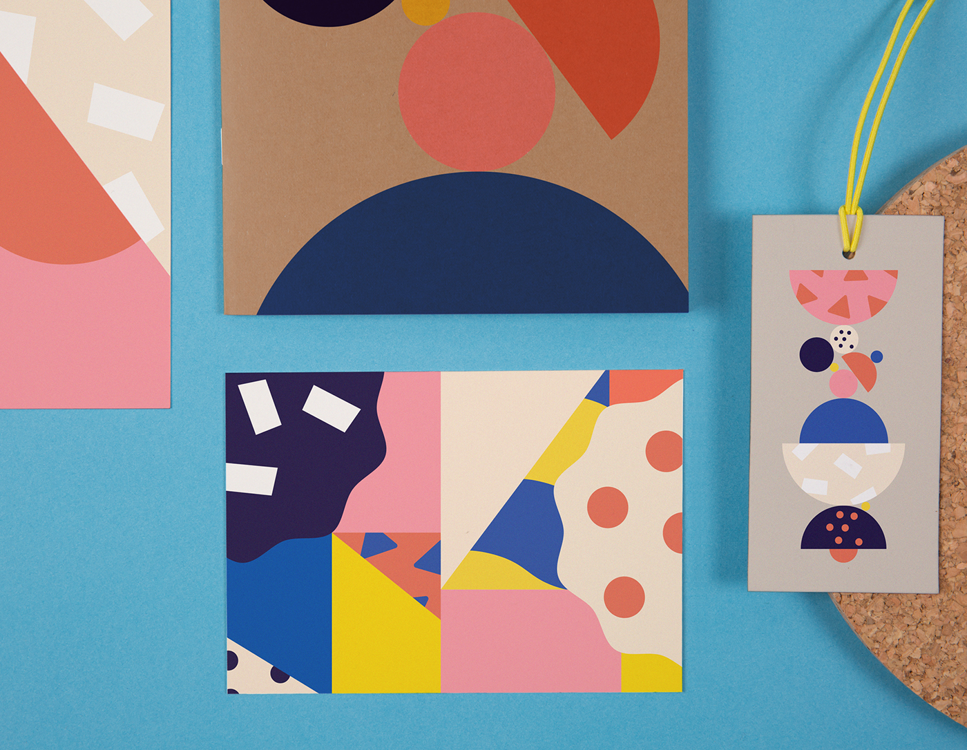 pattern styleframing notebook postcard shoppingbag Label graphicillustration shapes