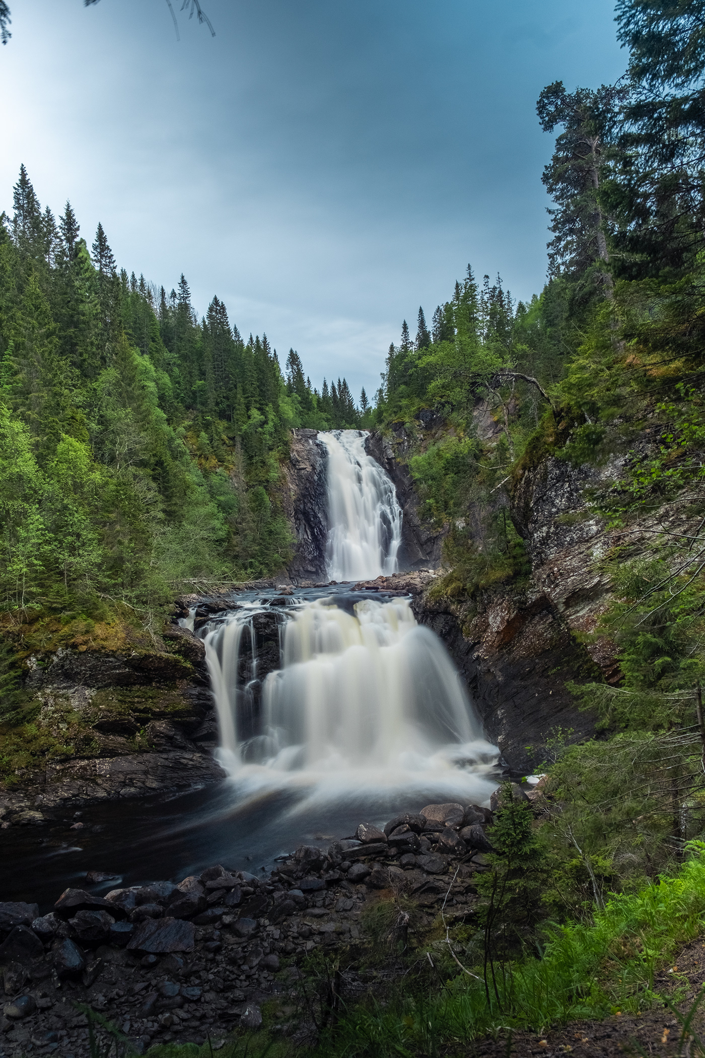 waterfall norway trondheim Landscape trøndelag