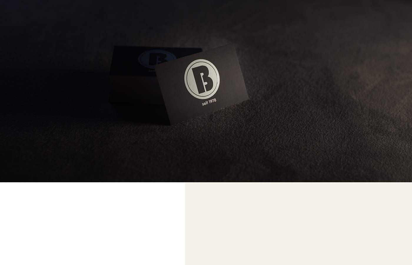 business card dark grey exclusive printing finishing technoloy Hot Foil Stamping interior company Matt Silver