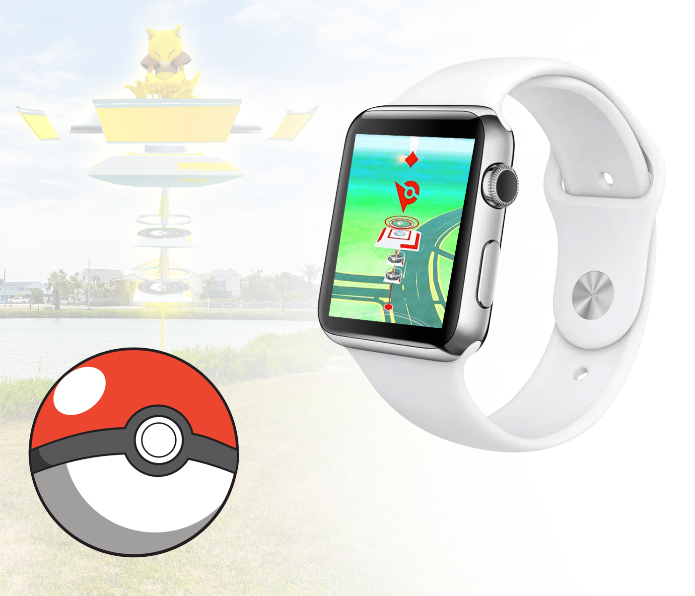 Pokemon iwatch uidesign Appdesign Games pokemon-go ios gym design