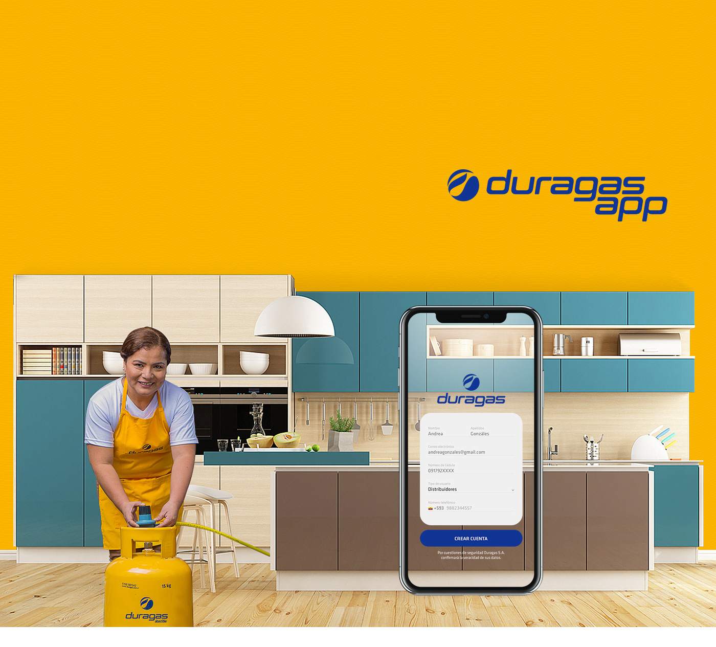 app Ecuador Gas UI ux webdesigner