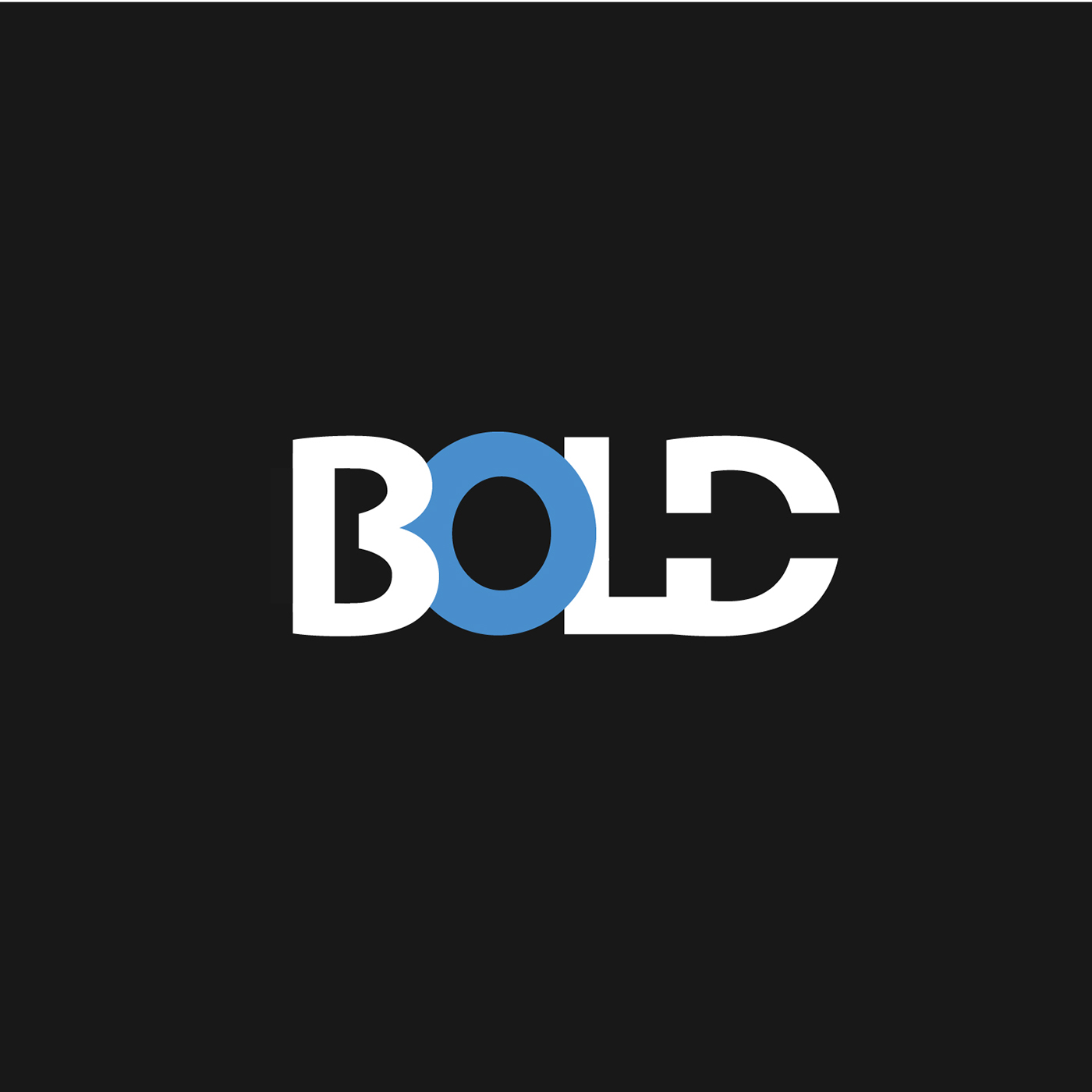 bold identity logo Work  blue White company design