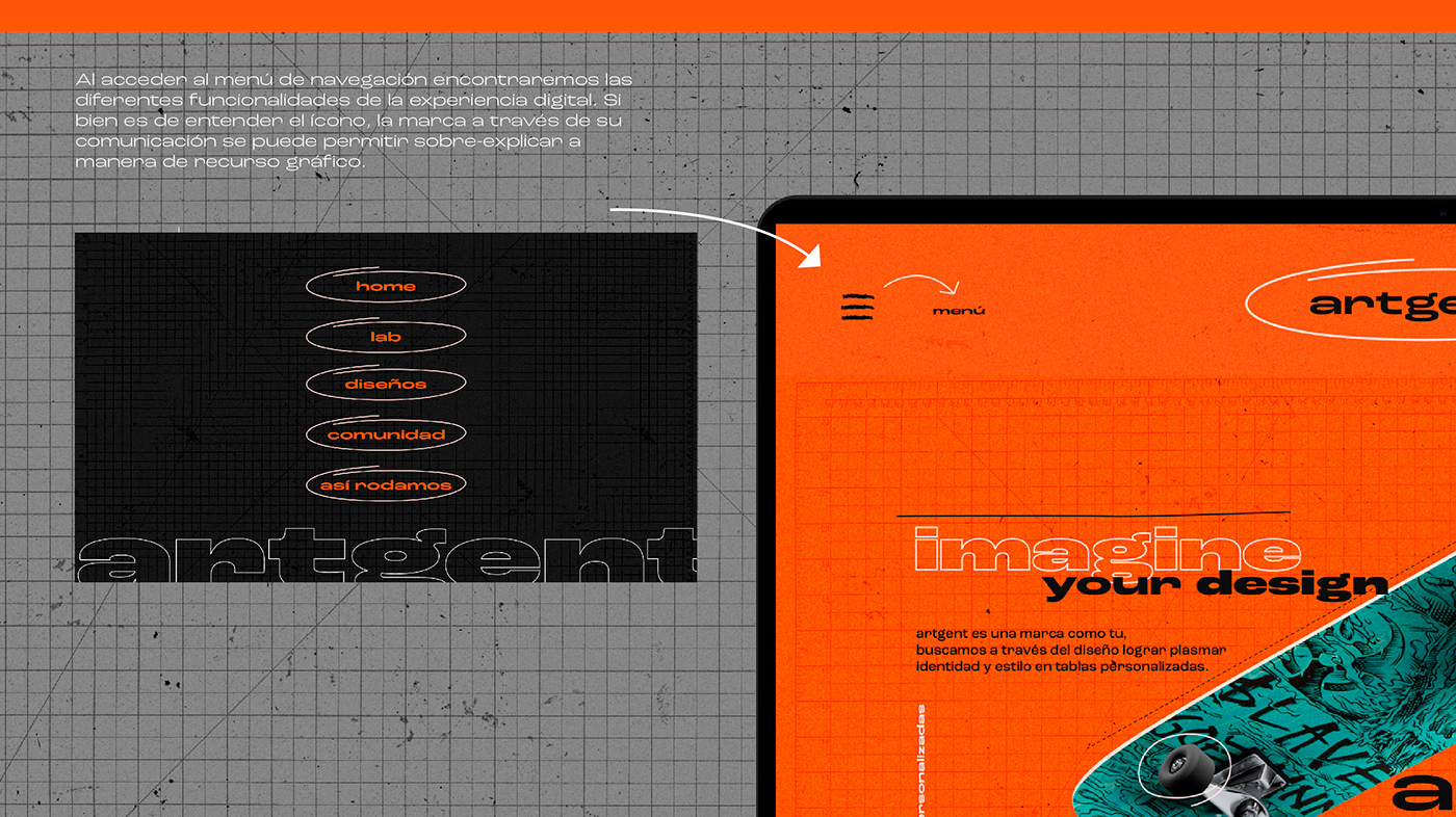 brand culture design skate UI ux visual visual system Web