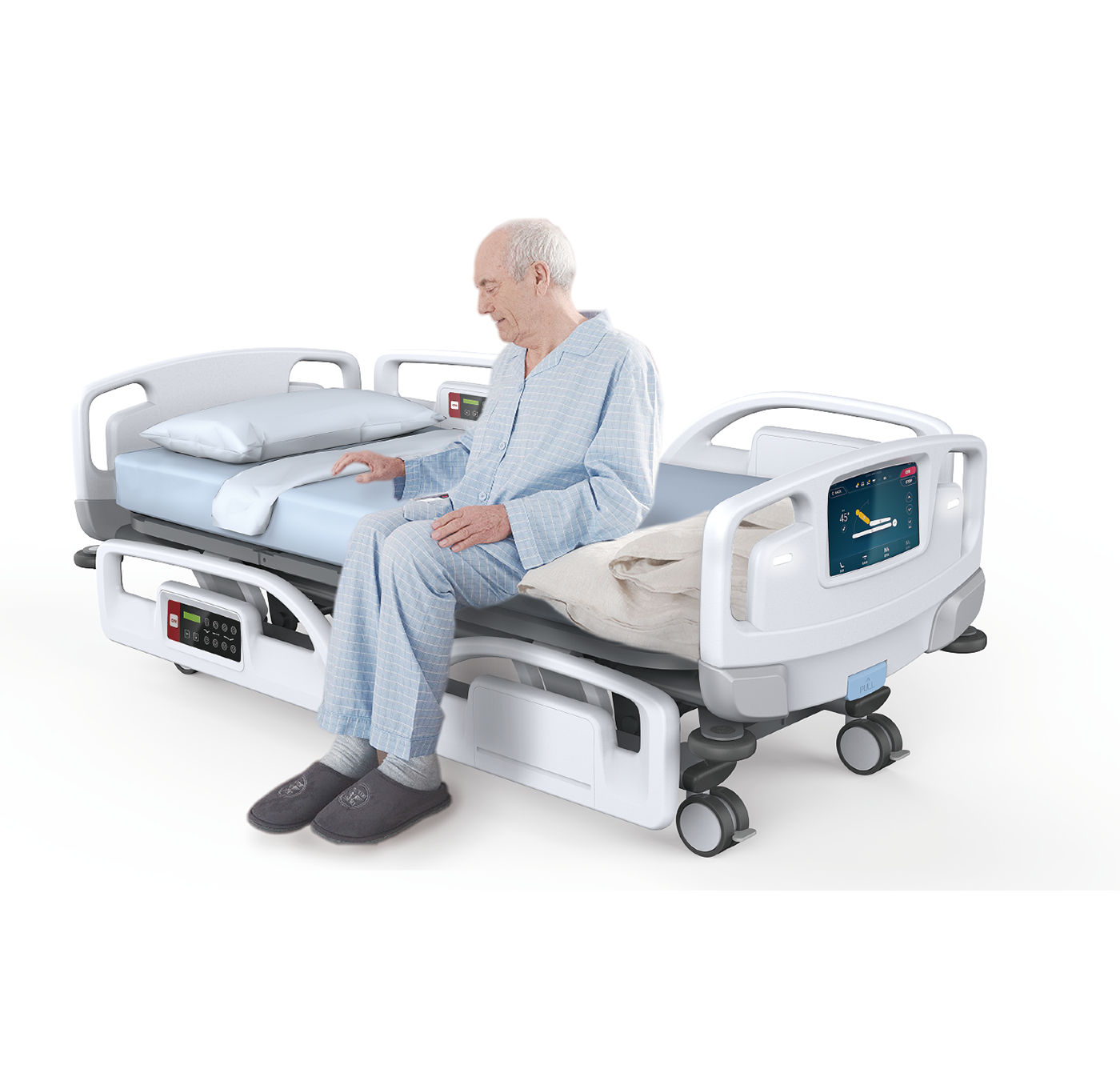 hospital bed medical healthcare industrial design  product design  smart bed equipment design patient