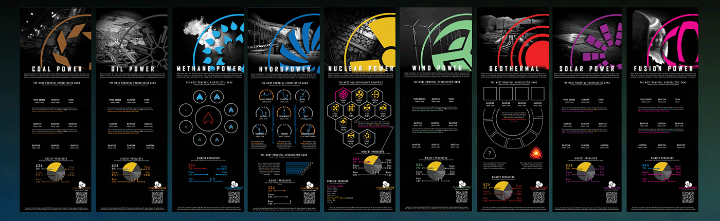 graphic design  poster energy power informational Icon vector