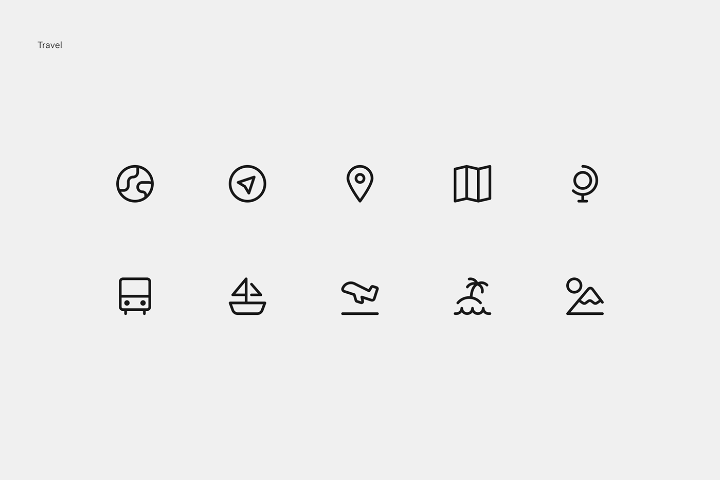 grid Icon iconography Interface set system UI vector