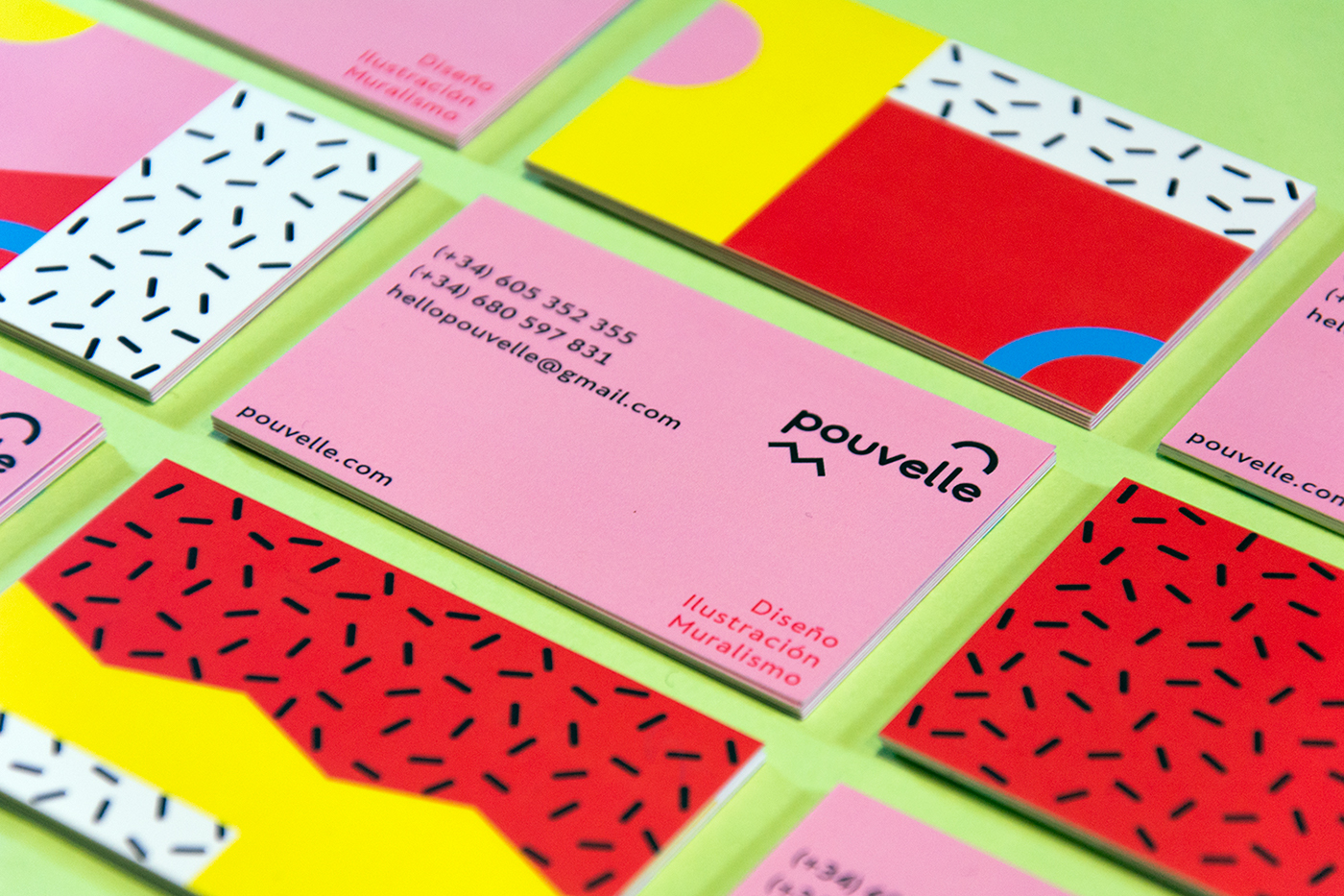 pattern moo businesscards print marketing   identity branding 