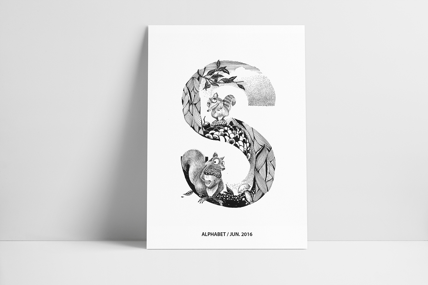 ILLUSTRATION  Typeface animal