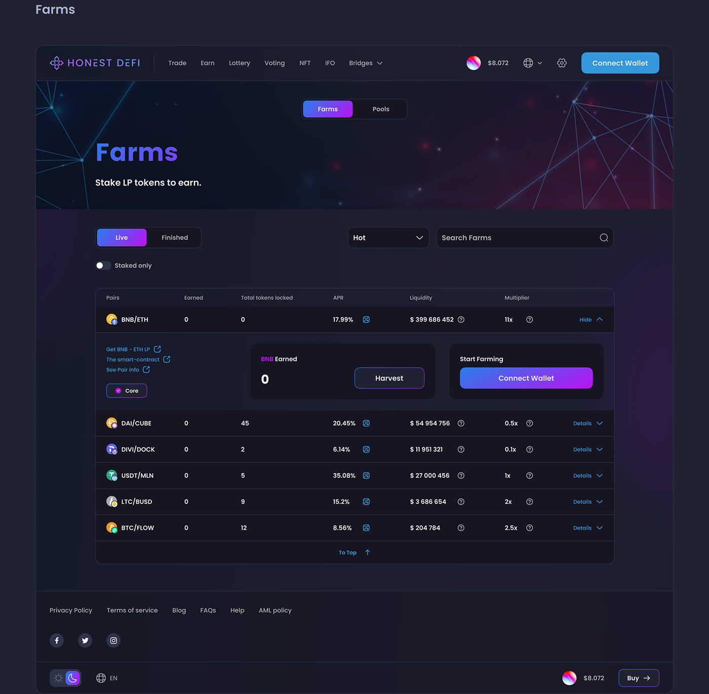 blockchain crypto trading cryptocurrency Figma Interface nft marketplace UI/UX user experience user interface UX design