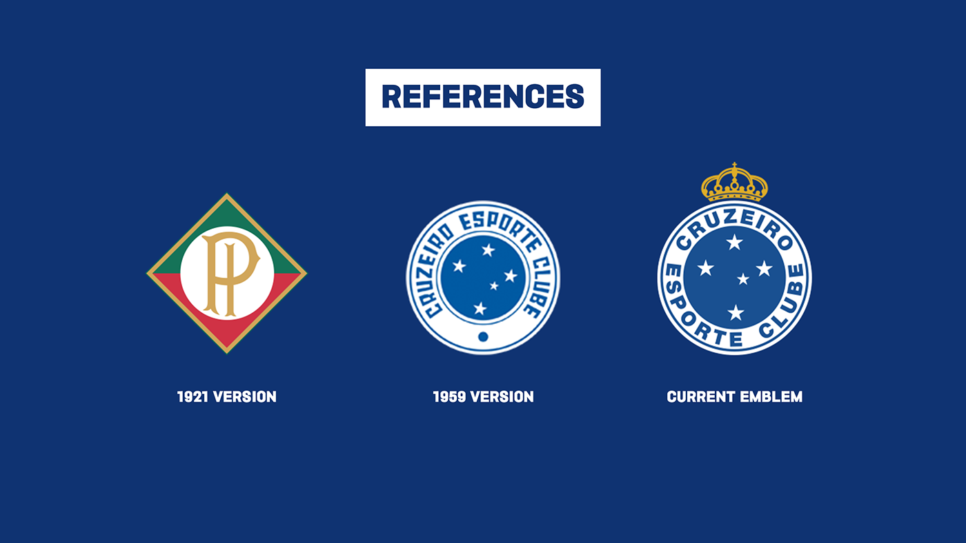 football emblem logo rebranding Brazil Brasil belo horizonte cruzeiro Cruzeiro Esporte Clube campeonato brasileiro