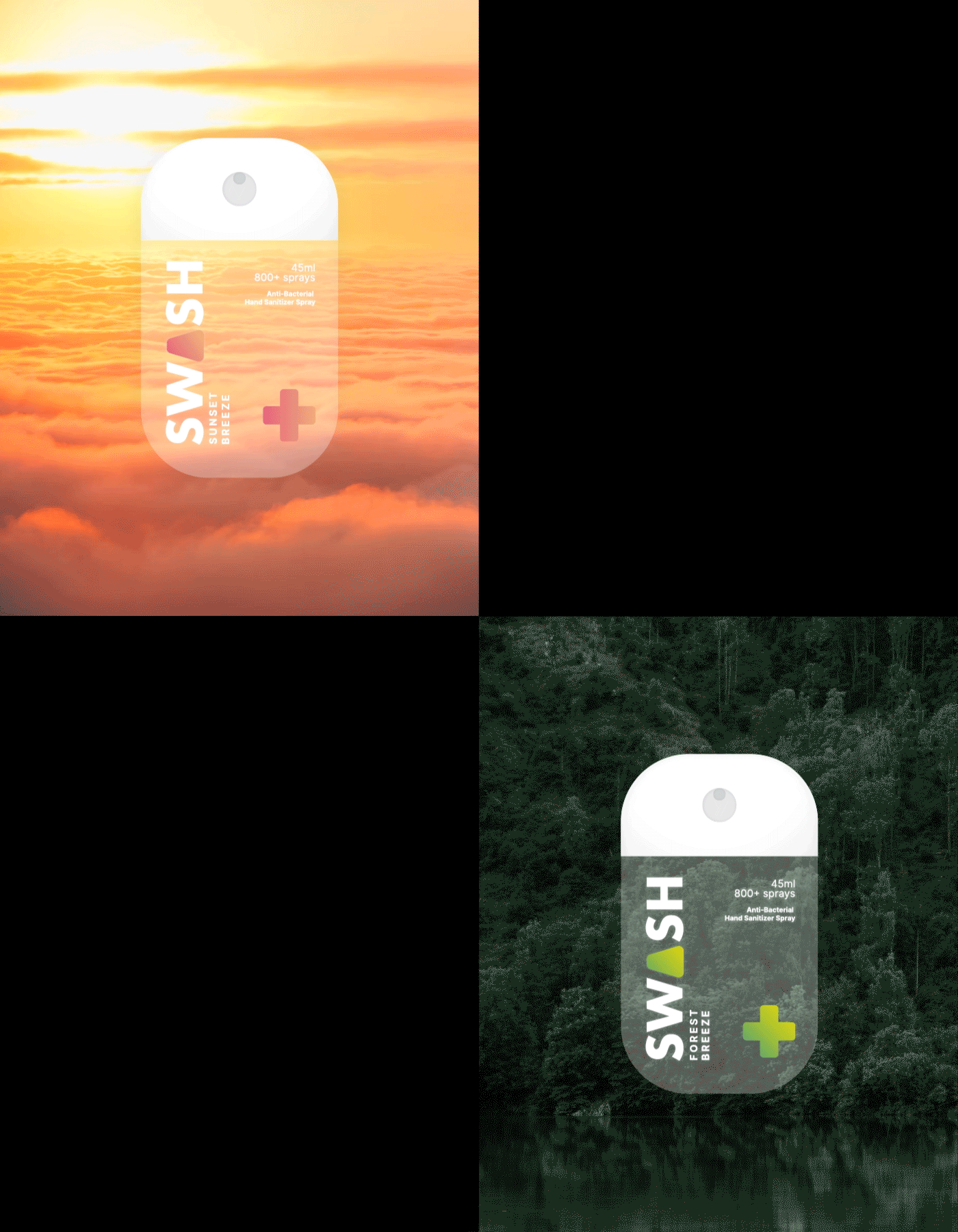 brand identity Breeze chill Nature Packaging relax sanitizer sanitizer label design aesthetic weather