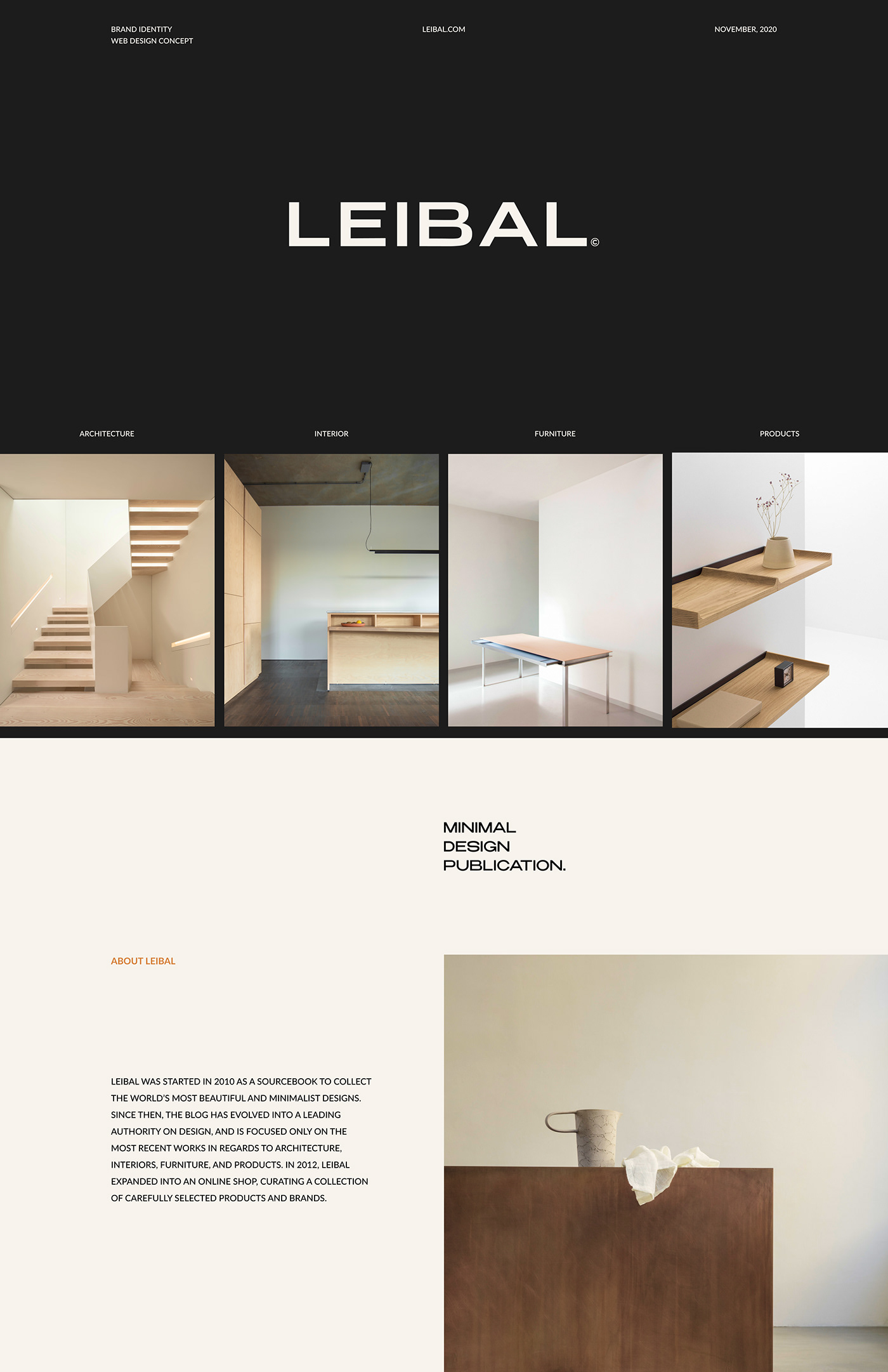 app architecture furniture interaction Interior Minimalism store UI/UX Website